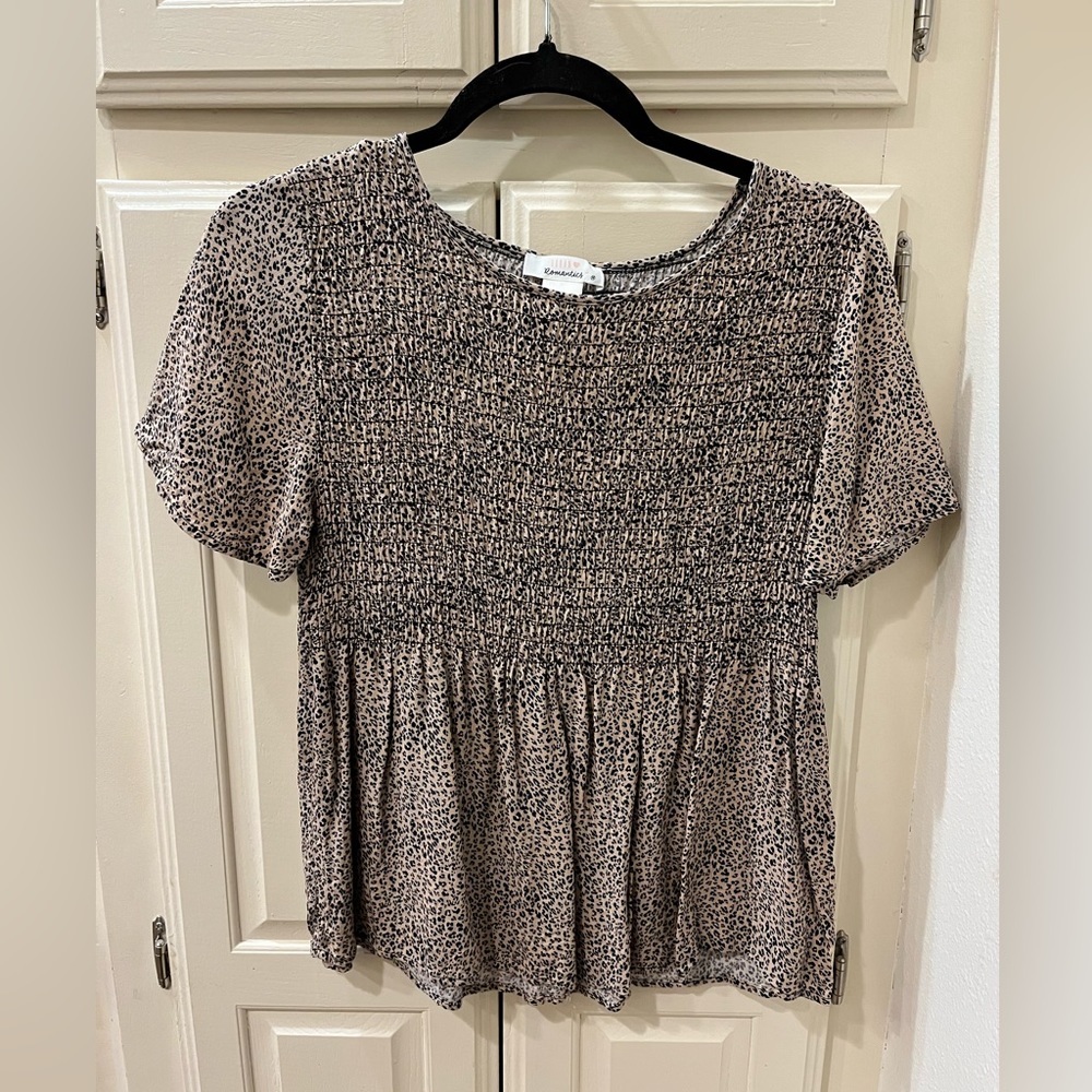 NWOT Cheetah Shirt